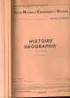 HISTOIRE GEOGRAPHIE . EN 3 TOMES.. CENTRE NATIONAL D'ENSEIGNEMENT A DISTANCE.