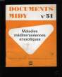 DOCUMENTS MIDY N° 51. MALADIES MEDITERRANEENNES ET EXOTIQUES.. COLLECTIF.