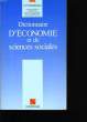DICTIONNAIRE D'ECONOMIE ET DE SCIENCES SOCIALES.. C.-D. ECHAUDEMAISON.