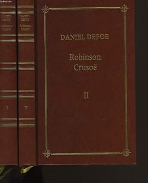 LA VIE ET LES AVENTURES ETRANGES ET SURPRENANTES DE ROBINSON CRUSOE. EN 2 TOMES.. DANIEL DEFOE.
