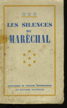 LES SILENCES DU MARECHAL.. COLLECTIF.