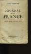 JOURNAL DE LA FRANCE. MARS 1939 - JUILLET 1940.. ALFRED FABRE-LUCE.