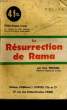 LA RESURRECTION DE RANA.. GUY THORNE.