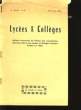 LYCEES ET COLLEGES - 15EME ANNEE - N° 2. COLLECTIF