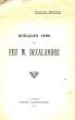 QUELQUES VERS. FEU M. DECALANDRE
