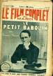LE FILM COMPLET DU MARDI N° 1405 - 12E ANNEE - LE PETIT BABOUIN. COLLECTIF
