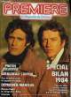 "PREMIERE N° 94 - PHOTOS EXCLUSIVES: GIRAUDEAU / LANVIN. Pour la première fois ils tournent ensemble. DEPARDIEU / MARCEAU. Maurice Pialat les dirige ...