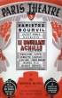 PARIS THEATRE N° 33 - LE BOUILLANT ACHILLE, comédie en 2 actes de PAUL NIVOIX - LES NOUVEAU MAITRES, pièce en 3 actes de PAUL NIVOIX. COLLECTIF