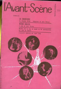 L'AVANT-SCENE - FEMINA-THEATRE N° 223 - LA MARIEUSE de THORNTON WILDER. COLLECTIF