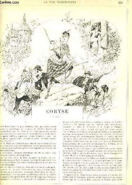 LA VIE PARISIENNE 22e année - N° 35 - CORYSE de R. G. - EN GARE, DIX MINUTES D'ARRET, BUFFET ! de YVES & BARRET. - INSTALLATION AU BORD DE LA MER de ...