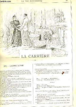 LA VIE PARISIENNE 32e année - N° 3 - FEMMES DE ROBE de R DE LA NEZIERE - COMMENT ELLES SE DONNENT... II. PAR CURIOSITE de E. VOILA! - THEATRE DE ...