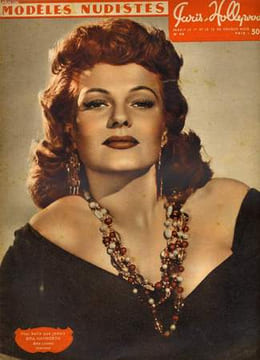 PARIS HOLLYWOOD N° 48 - MARIA MAUBAN A LA PLUS GRANDE LIGNE DE CHANCE DU CINEMA FRANCAIS - LOLA ALBRIGHT DISCIPLE DE JOAN CRAWFORD - INTIMITE - OKLEY ...