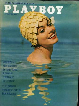 "PLAYBOY ENTERTAINMENT FOR MEN N° 8 - BEGINNING A NEW NOVELETTE BY JAMES JONES, AUTHOR OF ""FROM HERE TO ETERNITY"" - ""THE PRODIGAL POWERS OF POT"" ...