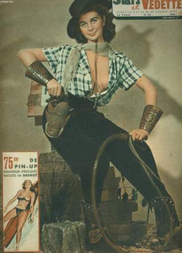 STARS ET VEDETTES N°53 - 75 cm de PIN-UP par BRENOT - LES GACHEUSES par BOREL - PIQUE NIQUE - CRIME SANS PASSION.... COLLECTIF