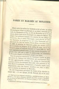 FOIRES ET MARCHES AU MONASTIER