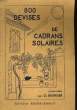 800 DEVISES DE CADRANS SOLAIRES. CHARLES BOURSIER