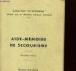 AIDE-MEMOIRE DE SECOURISME. COLLECTIF