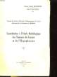 TRAVAIL AU CENTRE REGIONAL ANTOCANCEREUX DE LYON - CONTRIBUTION E L4ETUDE RADIOLOGIQUE DES TUMEURS DES LARYNX ET DE L'HYPOPHARYNX. GABRIEL BOUDENES
