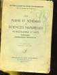 LES PLANS ET SCHEMAS DE SCIENCES NATURELLLES AU BACCALAUREAT 2de PARTIE - PHILOSOPHIE, MATHEMATIQUES ELEMENTAIRES. COLLECTIF