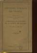 L'HYGIENE PUBLIQUE EN FRANCE, OUVRAGE PUBLIE A L'OCCASION DU VOAYGE COLLECTIF D'ETUDES ORGANISE PAR L'ORGANISATION D'HYGIENE DE LA SOCIETE DES NATIONS ...