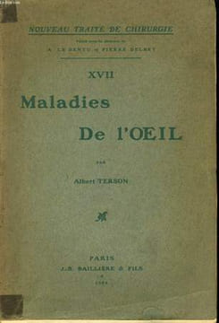 XVII, MALADIES DE L'OEIL. ALBERT TERSON