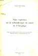NÔTRE EXPERIENCE SUR LA RADIUMTHERAPIE DU CANCER DE L'OESOPHAGE. DOCTEUR JEAN GUISEZ