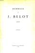 HOMMAGE A J. BELOT 1953. COLLECTIF
