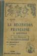 LA ECITATION FRANCAISE A L'ECOLE - COURS ELEMENTAIRE ET CLASSE DE HUITIEME - 60 MORCEAUX CHOISIS. A. SOCHE