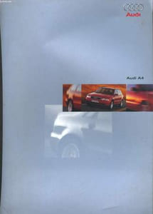 AUDI A4 - SERVICE - COULEURS ET HABILLAGES - EQUIPEMENTS - CARACTERISTIQUES