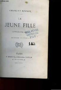 LA JEUNE FILLE - LETTRES D'UN AMI