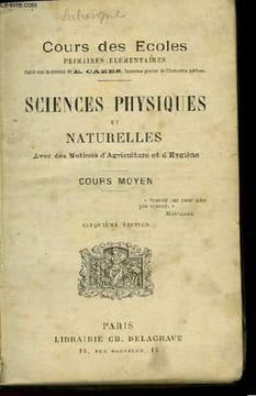 SCIENCES PHYSIQUES ET NATURELLES AVEC DES NOTIONS D'AGRICULTURE ET D'HYGIENE - COURS MOYEN. COLLECTIF
