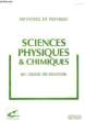 METHODES EN PRATIQUE - SCIENCES PHYSIQUES & CHIMIQUES EN CLASSE DE SECONDE. ACADEMIE DE LILLE