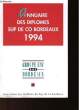 ANNUAIRE DES DIPLOMES SUP DE CO BORDEAUX 1994. CHAMBRE DE COMMERCE DE BORDEAUX