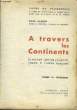 GEOGRAPHIE A TRAVERS LES CONTINENTS - CLASSE DE 5ème - LE MONDE (MOINS L'EUROPE, L'URSS ET L'UNION FRANCAISE). RAISON P.