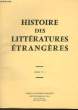 HISTOIRE DES LITTERATURES ETRANGERES - COURS N3. INSTITUT CULTUREL FRANCAIS
