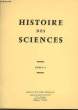 HISTOIRE DES SCIENCES. INSTITUT CULTUREL FRANCAIS