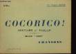 "COCORICO - BESTIAIRE ET FABLIER - RECUEIL ""VERT""". BRICE LEON-ROBERT