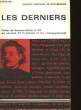 LES DERNIERS - CAHIERS DE DOCUMENTATION N°37 - THEATRE INTERNATIONAL DE STARSBOURG. GORKI MAXIME