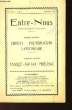 ENTRE-NOUS N°4 - 12ème ANNEE - FEVRIER 1960. COLLECTIF