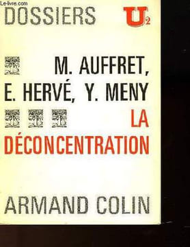 LA DECONCENTRATION - COLLECTION U². COLLECTIF