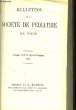 BULLETINS DE LA SOCIETE DE PEDIATRIE DE PARIS - TOME 24 (UN SEUL VOLUME). COLLECTIF