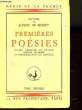 PREMIERES POESIS - TOME 1. MUSSET Alfred de