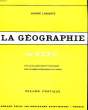 LA GEOGRAPHIE AU B.E.P.C.. LABASTE ANDRE