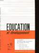 EDUCATION ET DEVELOPPEMENT N°52. COLLECTIF