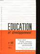 EDUCATION DE DEVELOPPEMENT N°68. COLLECTIF