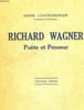 RICHARD WAGNER - POETE ET PENSEUR. LICHTENBERGER HENRI
