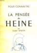 LA PENSEE DE HEINE. SPAETH ALBERT