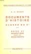 DOCUMENTS D'HISTOIRE. MANRY A.G.