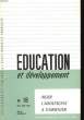 EDUCATION ET DEVELOPPEMENT - N°18. COLLECTIF