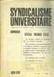 SYNDICALISME UNIVERSITAIRE N°424. COLLECTIF